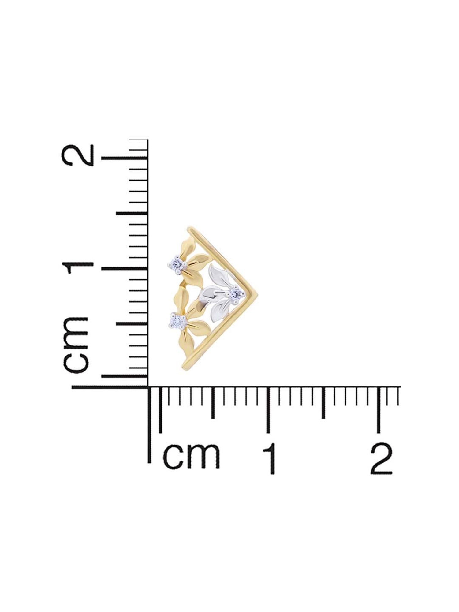 Waman Hari Pethe Jewellers 18k Gold & Diamond Earrings for Women