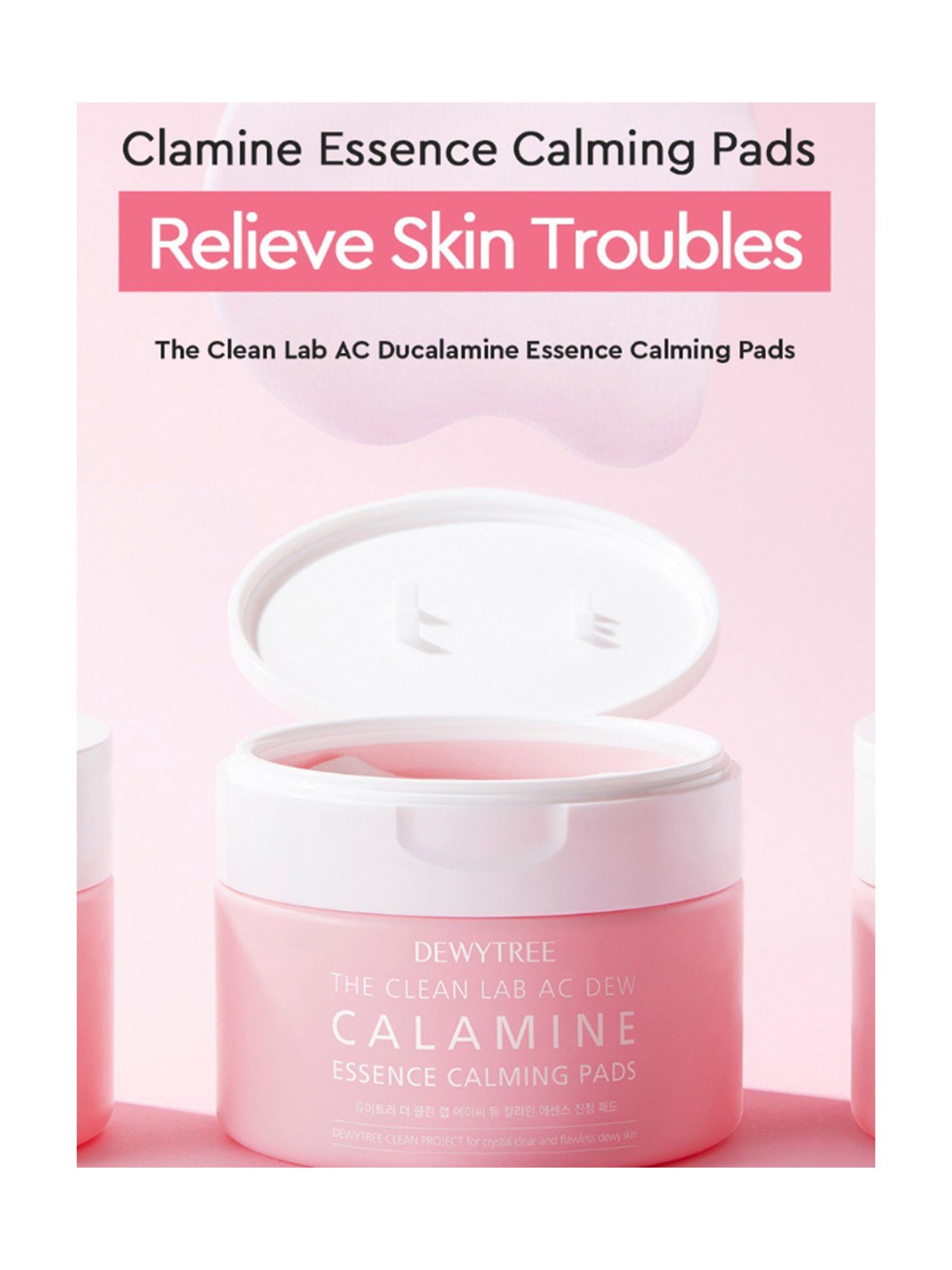 Dewytree The Clean Lab AC Dew Calamine Essence Calming Pads - 60 Pads