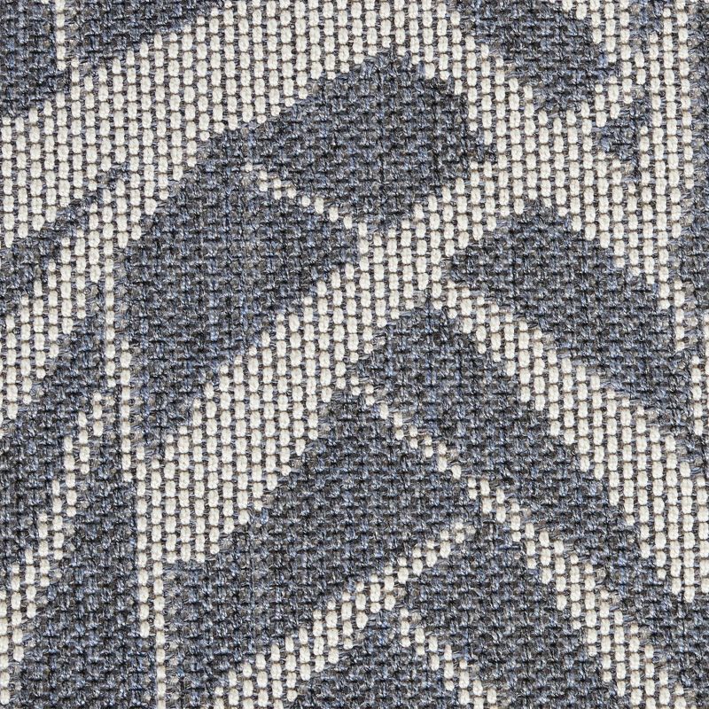 5'3"x7'3" Rectangle Indoor and Outdoor Leaf Area Rug Beige - Nourison