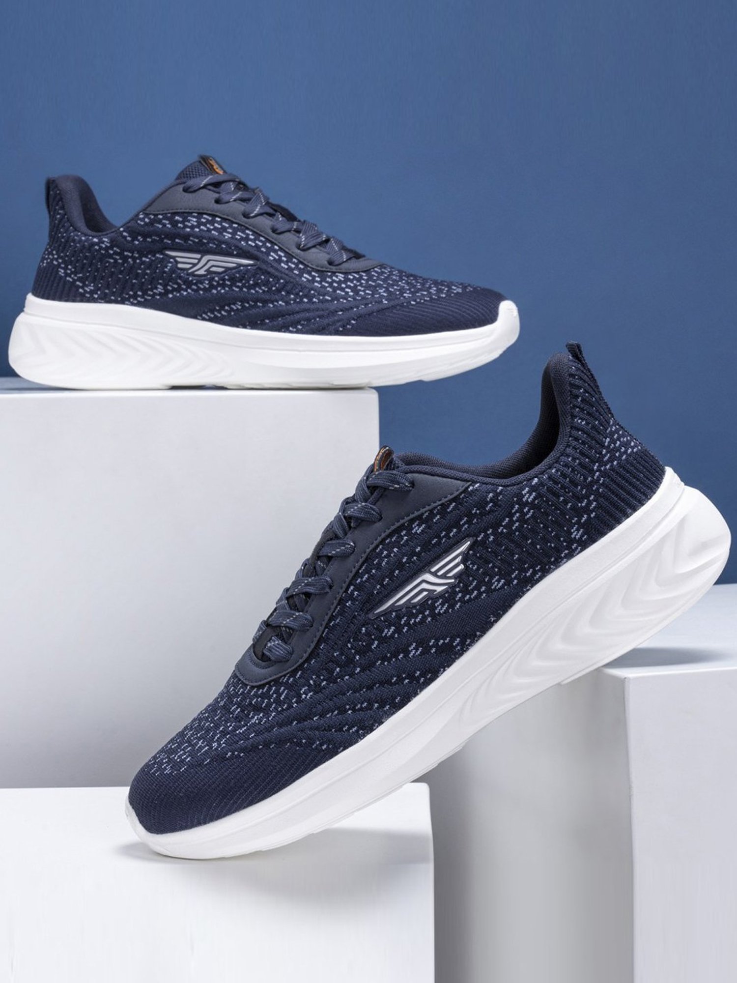 Columbus Men's Navy Walking Shoes