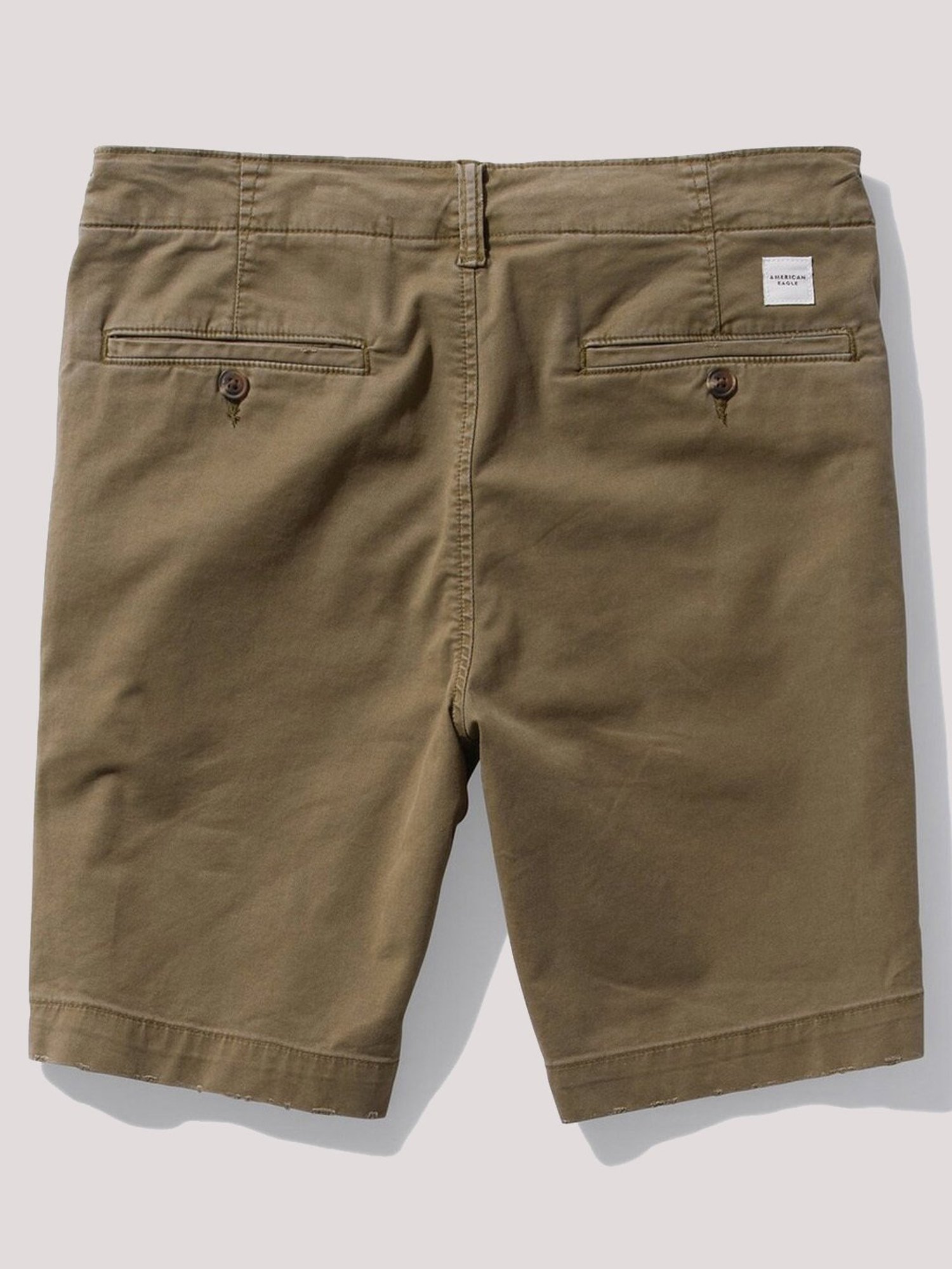 American Eagle Outfitters Green Cotton Regular Fit Shorts