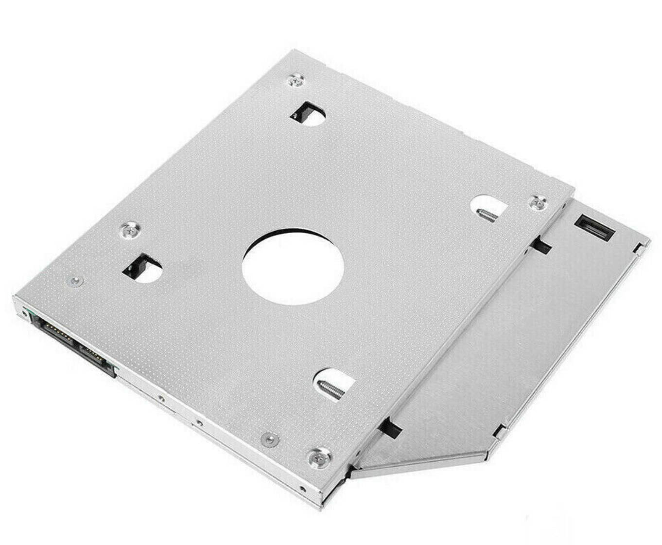 HDD Universal CD/DVD Caddy 12.7mm SATA to SATA Hard Drive Adapter For Laptop