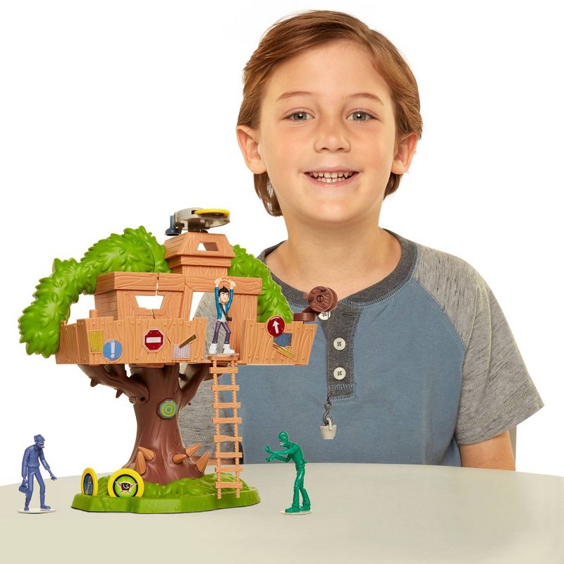 The Last Kids On Earth - Tree House of Awesomeness Playset, Includes Exclusive Jack Action Figure & 2 Zombies
