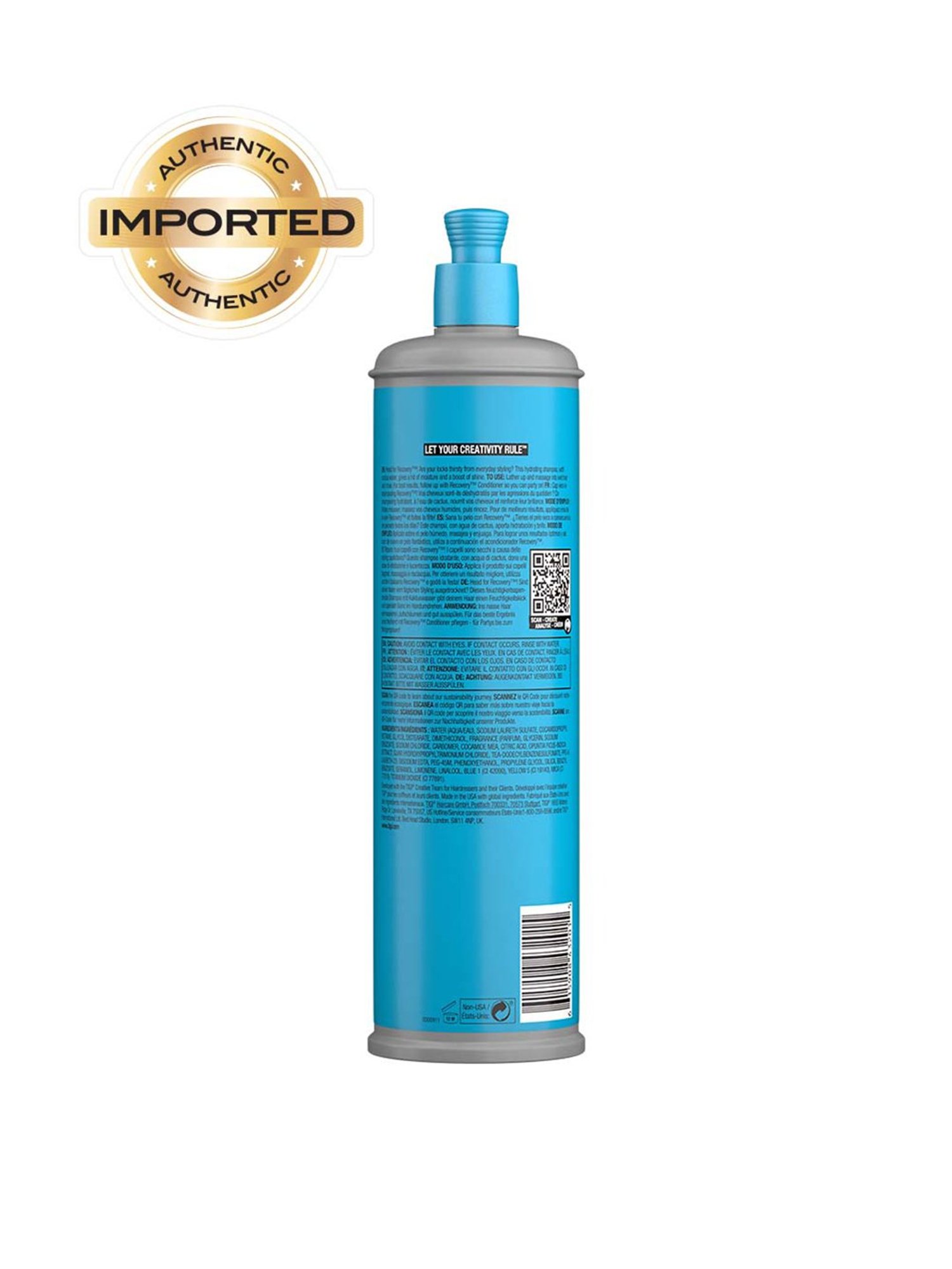 Bed Head TIGI Recovery Moisture Rush Shampoo - 600 ml