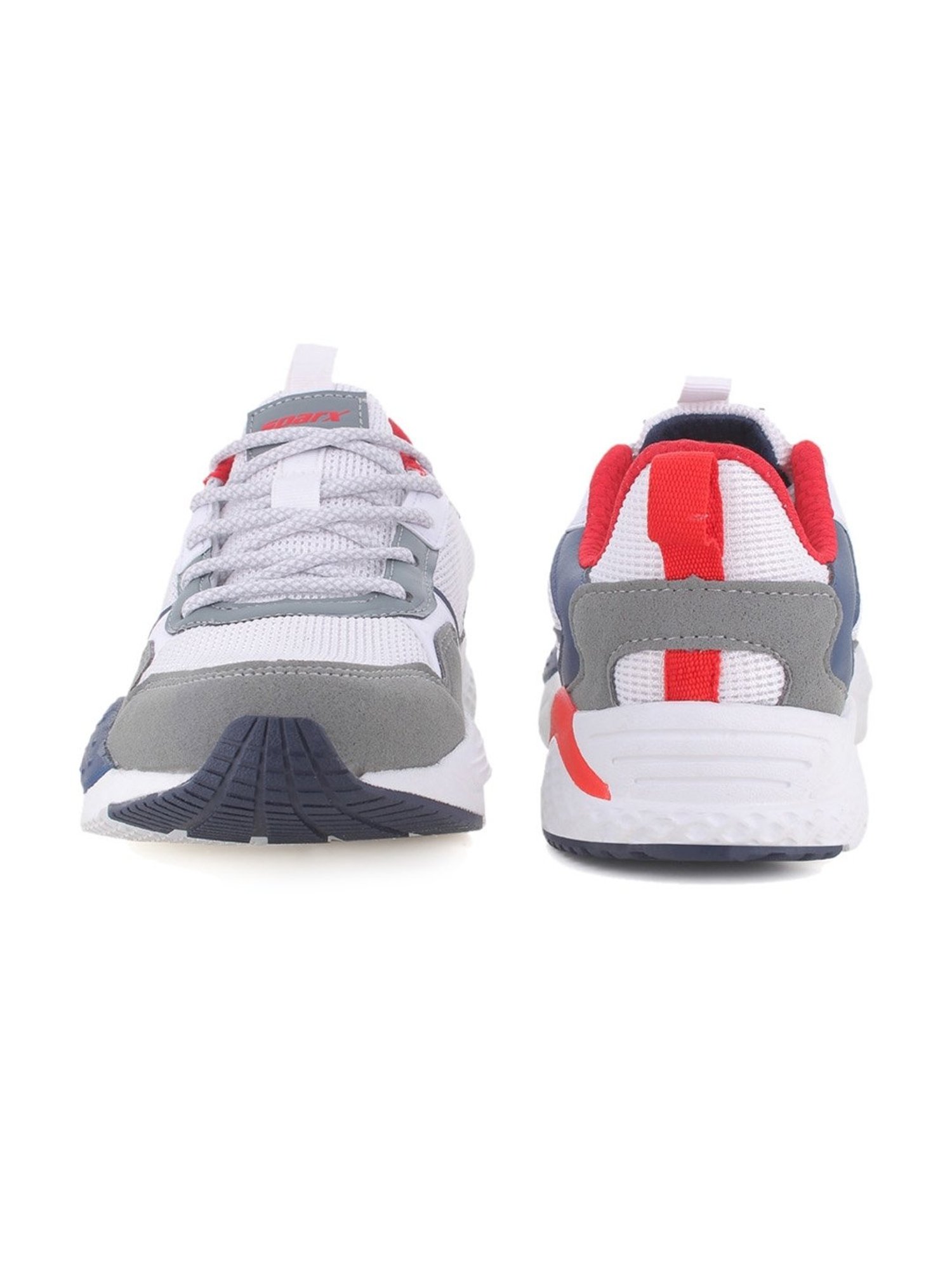 Sparx Men's White Casual Sneakers