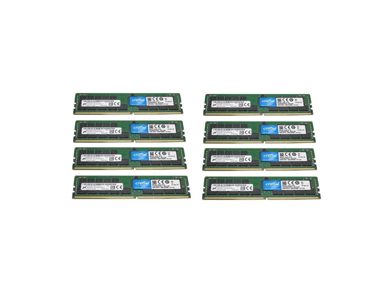64GB Kit (2 x 32GB) DDR4-3200 PC4-25600 ECC Registered Memory for ASRock Rack EPYCD8-2T Board by Crucial RAM