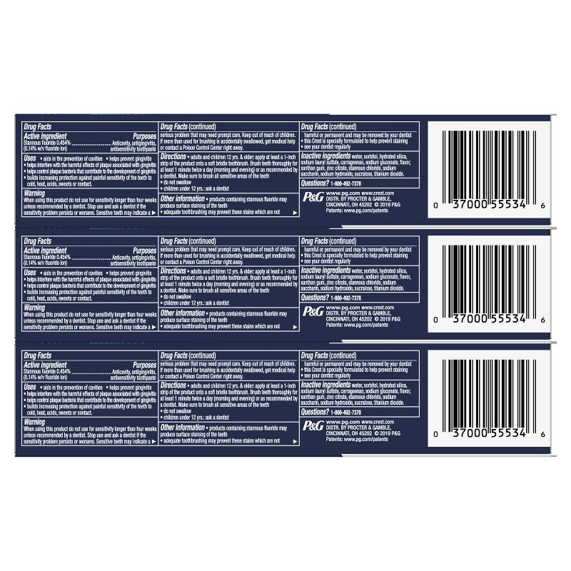 Crest Pro-Health Pro|Active Defense Deep Clean Toothpaste - 3pk/4.0oz