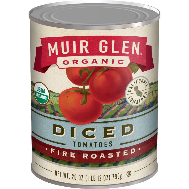 Muir Glen Organic Diced Fire Roasted Tomatoes - 28oz
