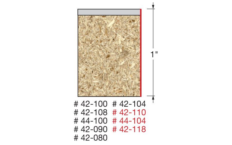 Freud 42-110 1/2 in. x 1 in. Bearing Flush Trim Router Bit