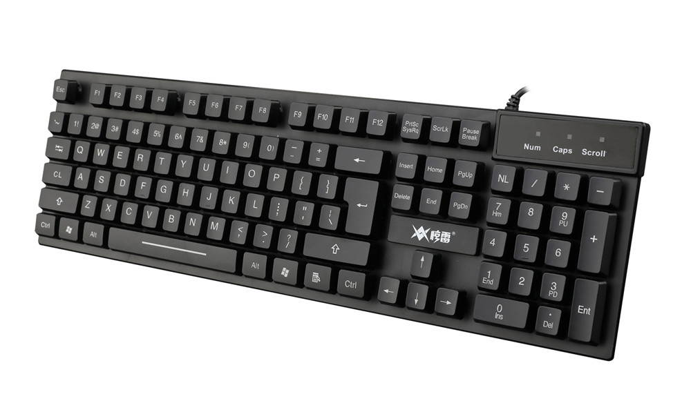 K-RAY K610 Wired Gaming Keyboard with 104 Keys, Comfortable Ergonomic Design