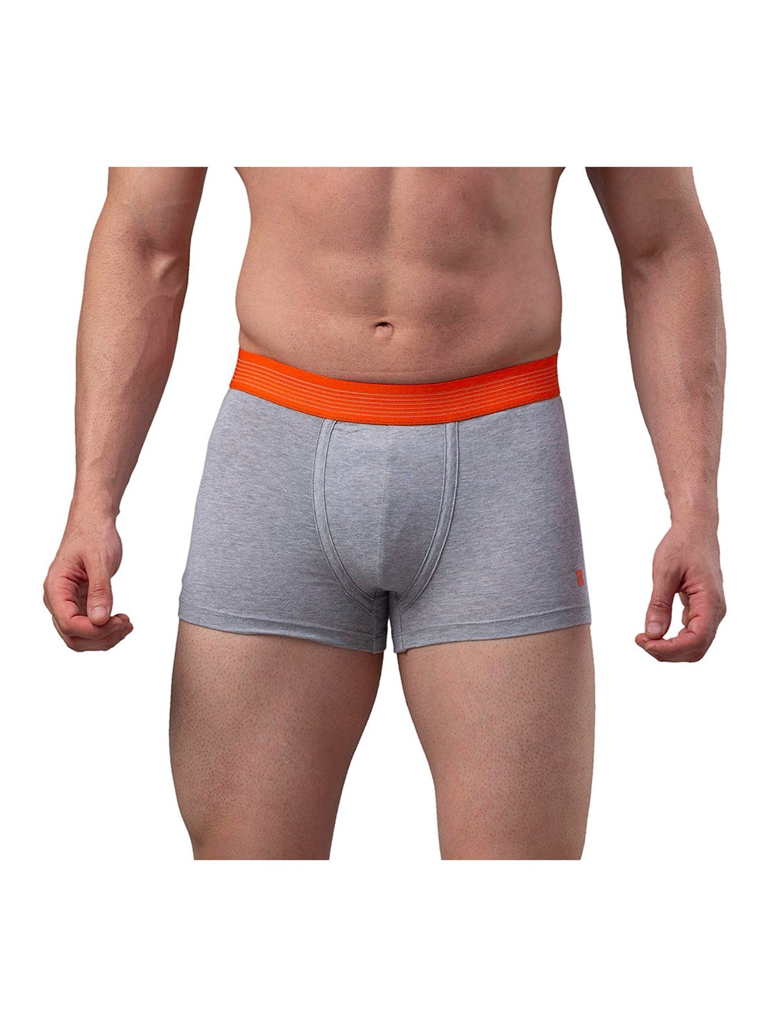 UnderJeans by Spykar Grey & Orange Trunks