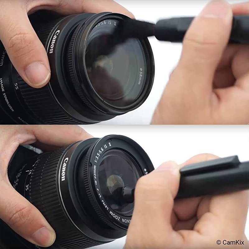 Lens Cleaning Kit Air Blower Cleaning Brush 2in1 Lens Cleaning Pen 50 Individually Wrapped Wet Tissues and 4 Microfiber Cloths