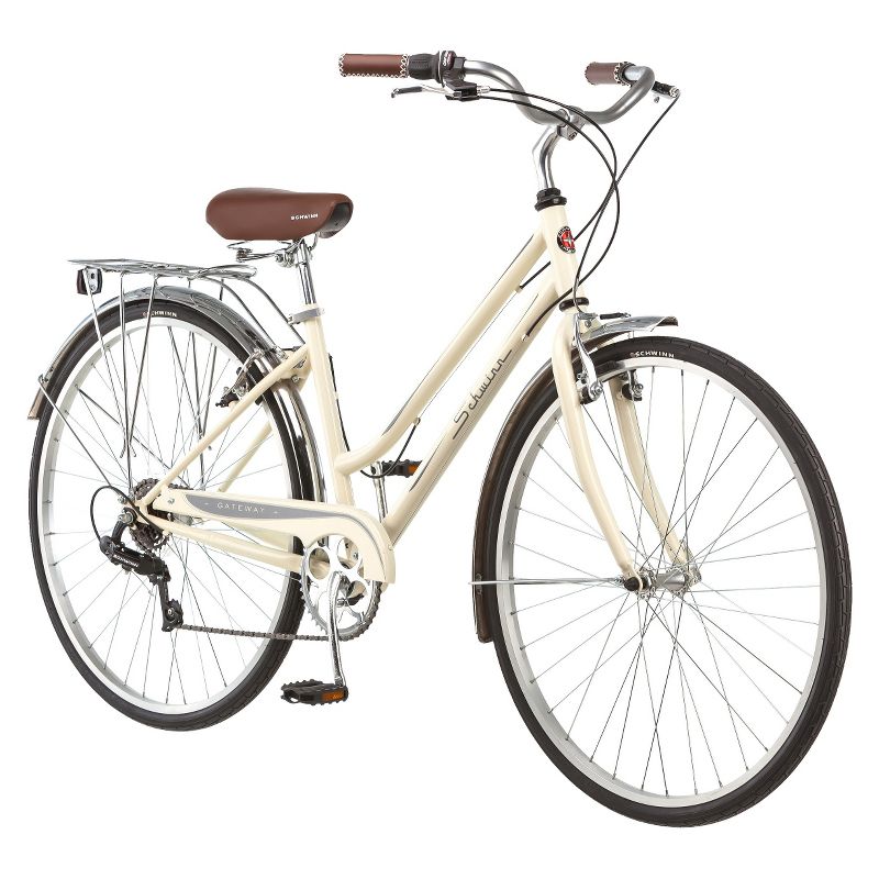 Schwinn Women's Gateway 700c/28" Hybrid Bike - Cream