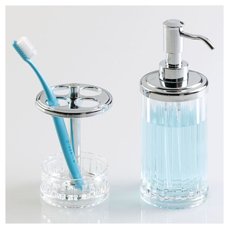 Alston Bath Accessory Set - Clear - InterDesign