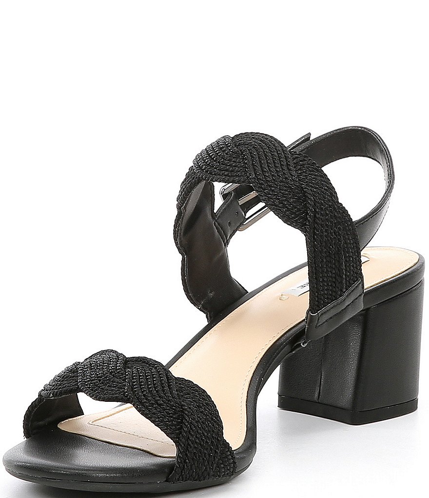 Alex Marie Devah Braided Rope Block Heel Sandals