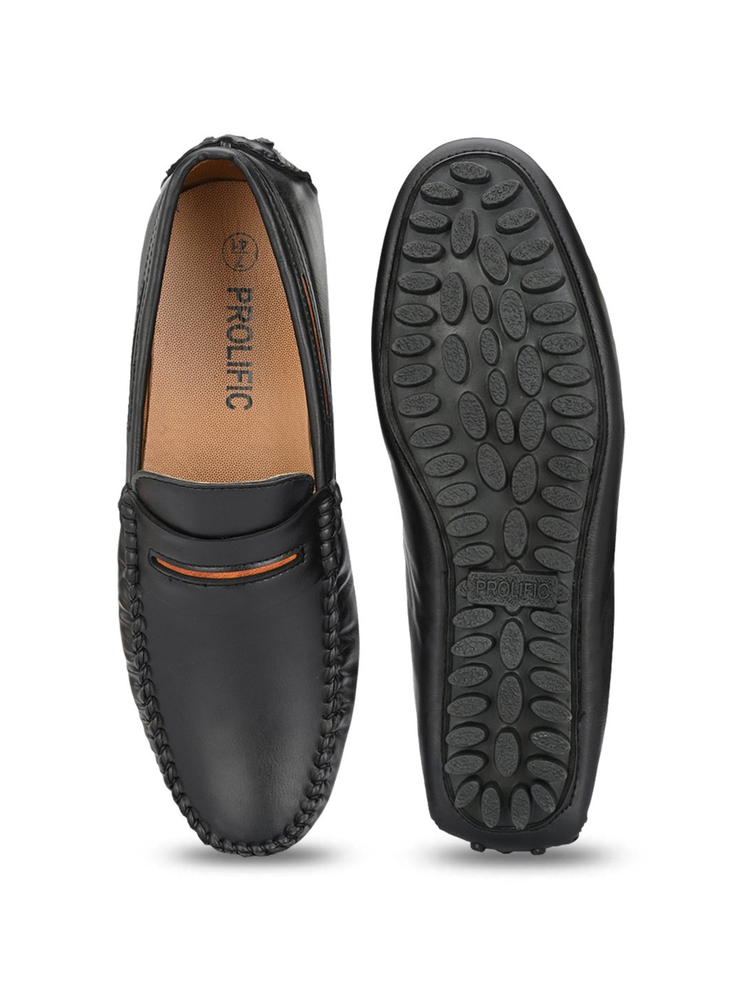 Prolific Men's Black Casual Loafers