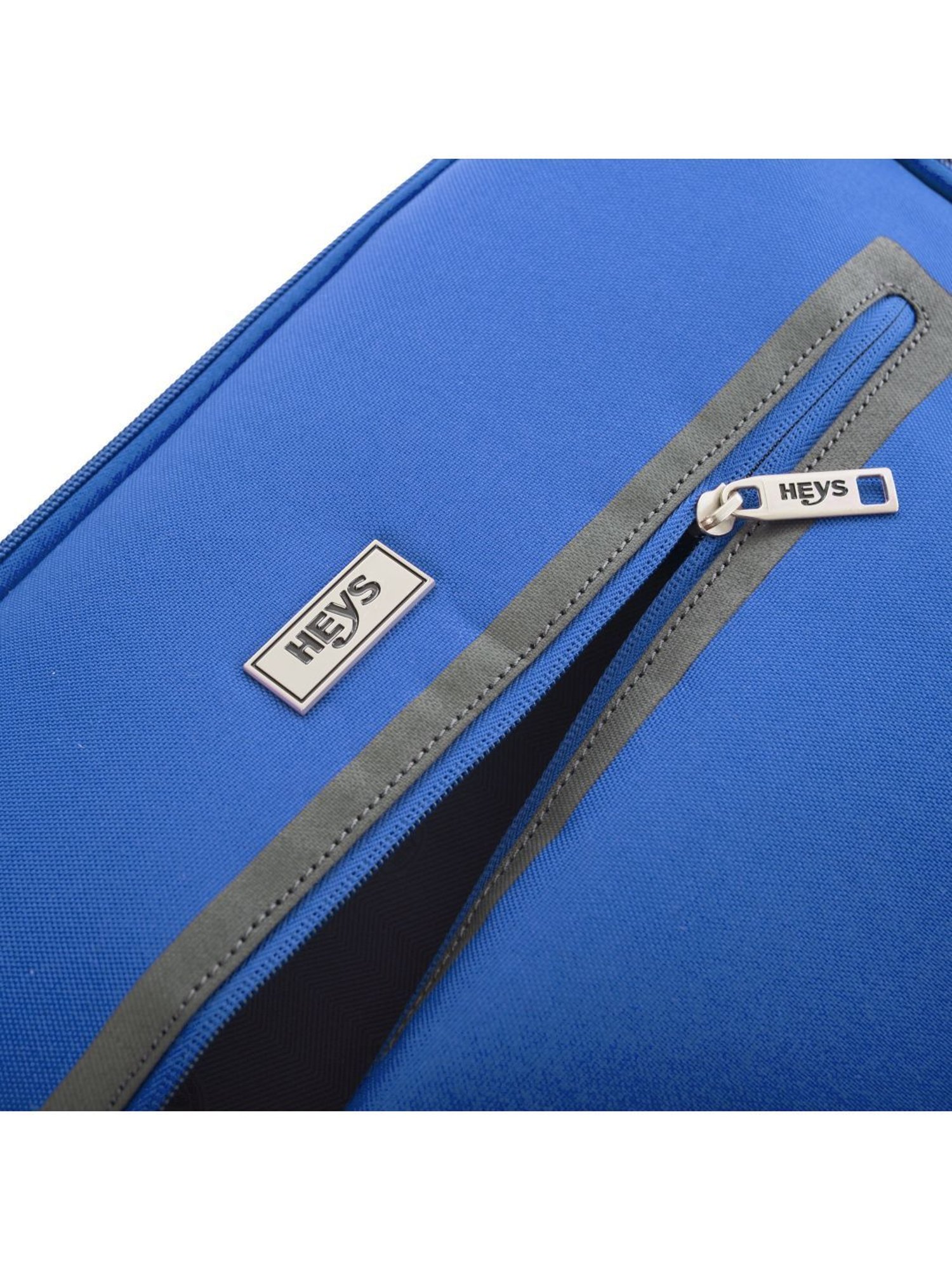 HEYS Xero G Blue Solid Soft Cabin Trolley Bag -21 cm