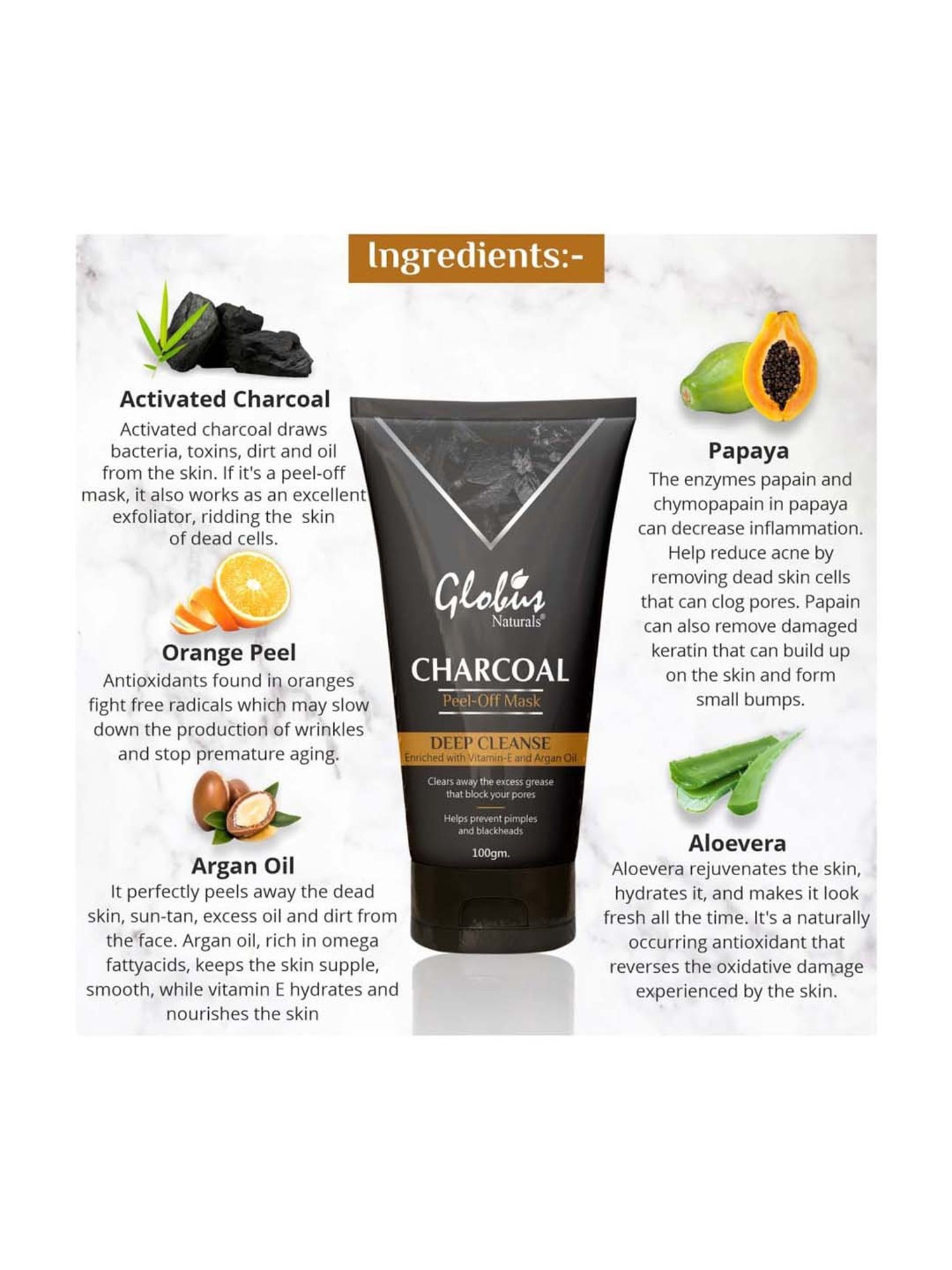 Jaquline USA Coffee peel off mask - 100 ml