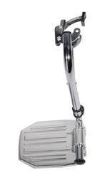 Drive Medical Chrome Swing Away Footrests with Aluminum Footplates Model stdsf-tf