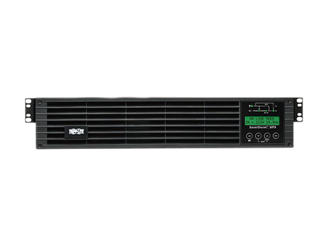 PR1000LCDRT2U Smart App Sinewave UPS System, 1000VA/900W, 8 Outlets, AVR, 2U Rack/Tower Black