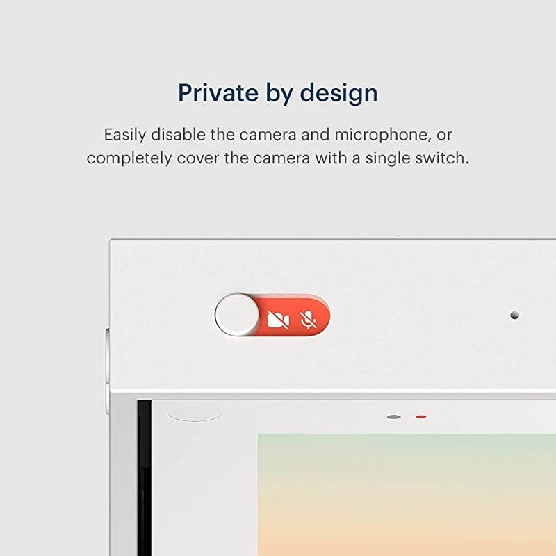 Portal Mini - Smart Video Calling 8&rdquo; Touch Screen Display with Alexa - White