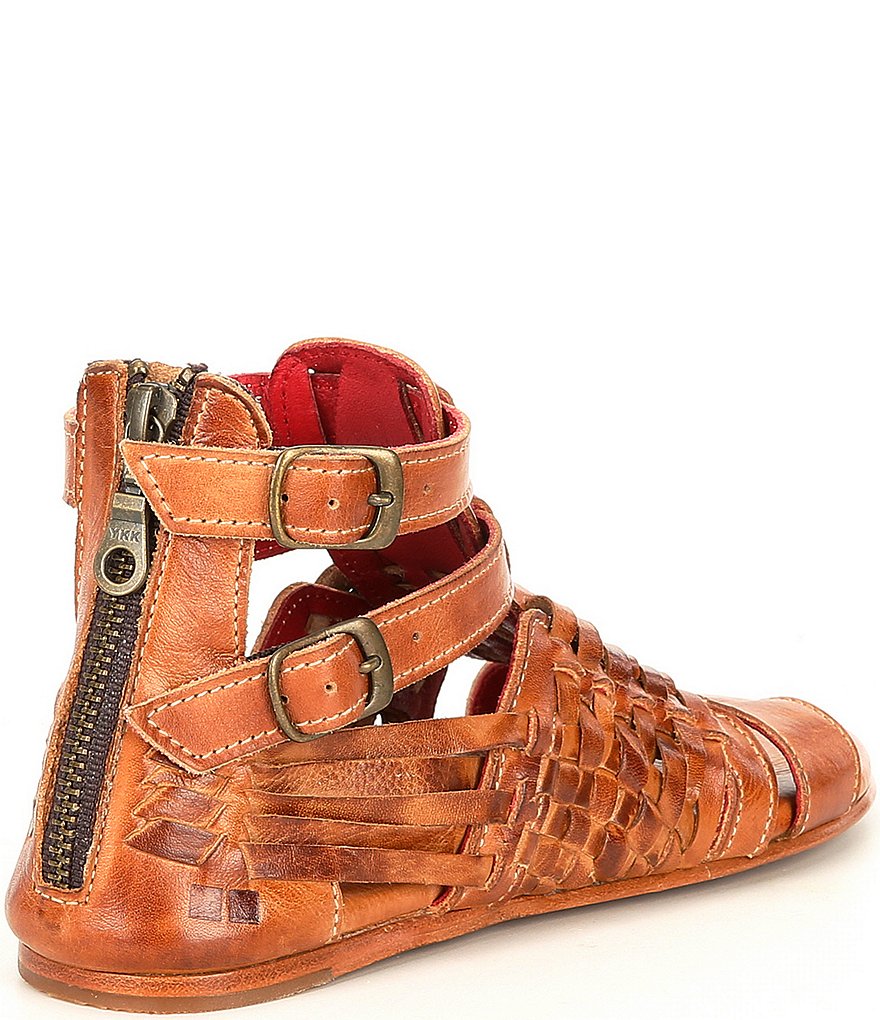 Bed Stu Claire Leather Flat Sandals