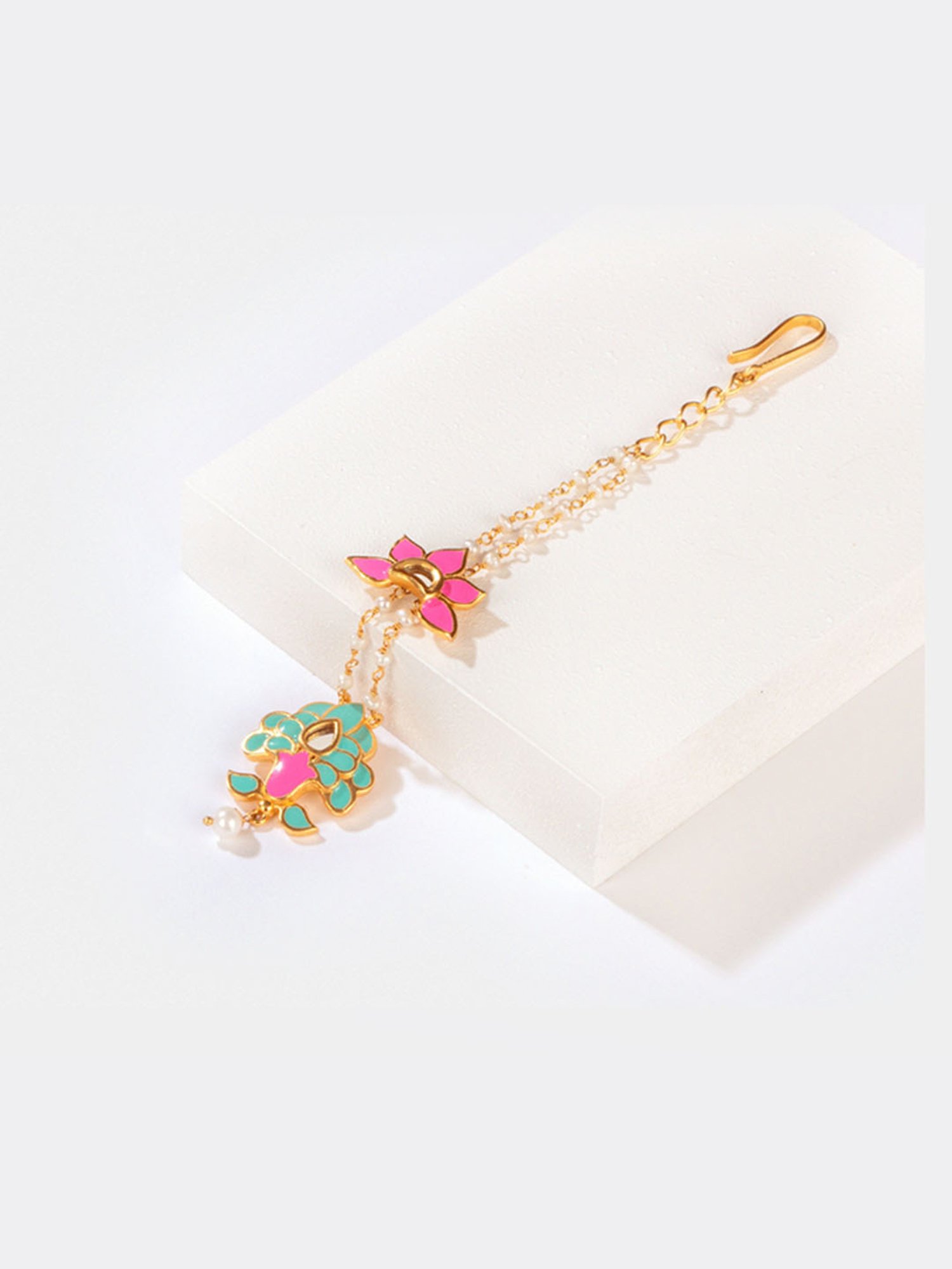 Shaya Navrai Majhi 18k Gold-Plated Brass Maang Tikka