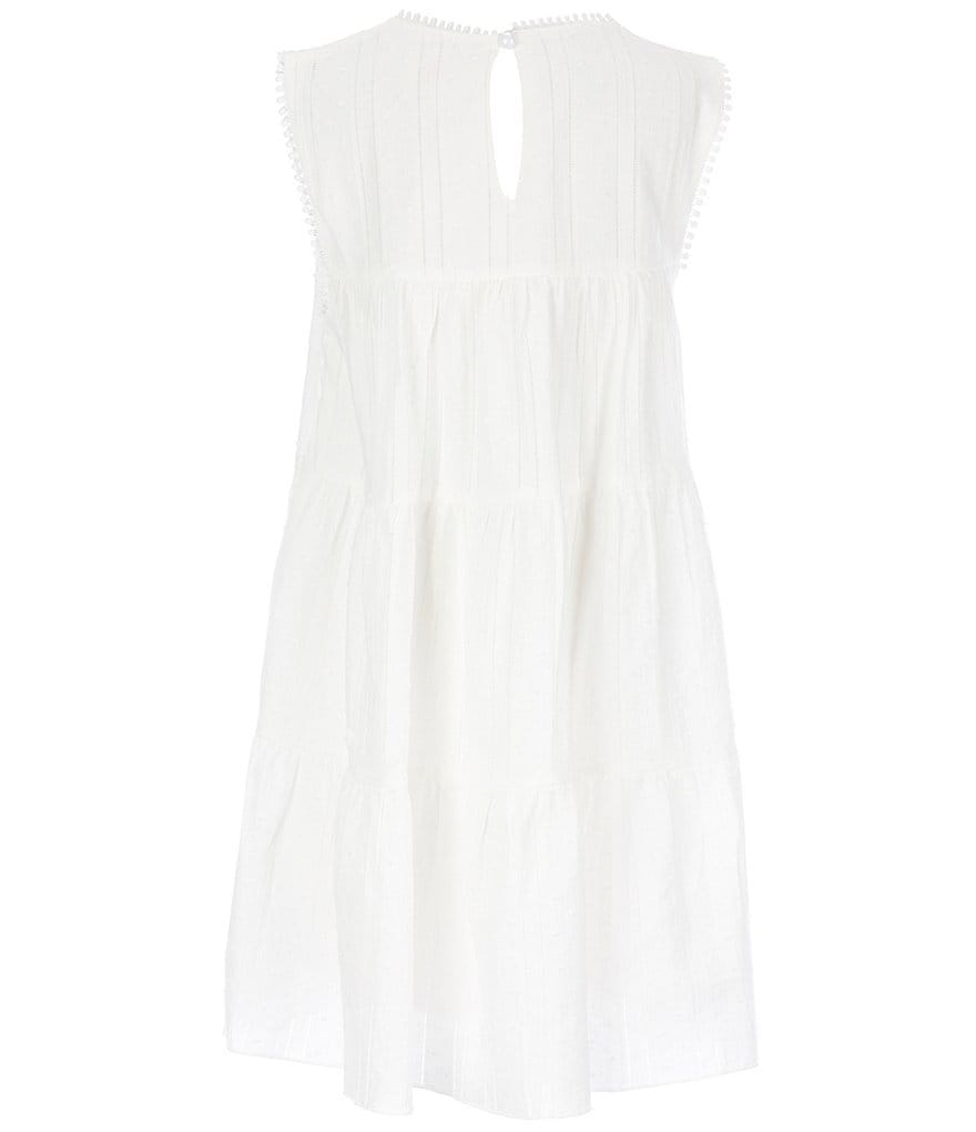 Angie Big Girls 7-14 Stripe Ruffle-Hem Maxi Dress