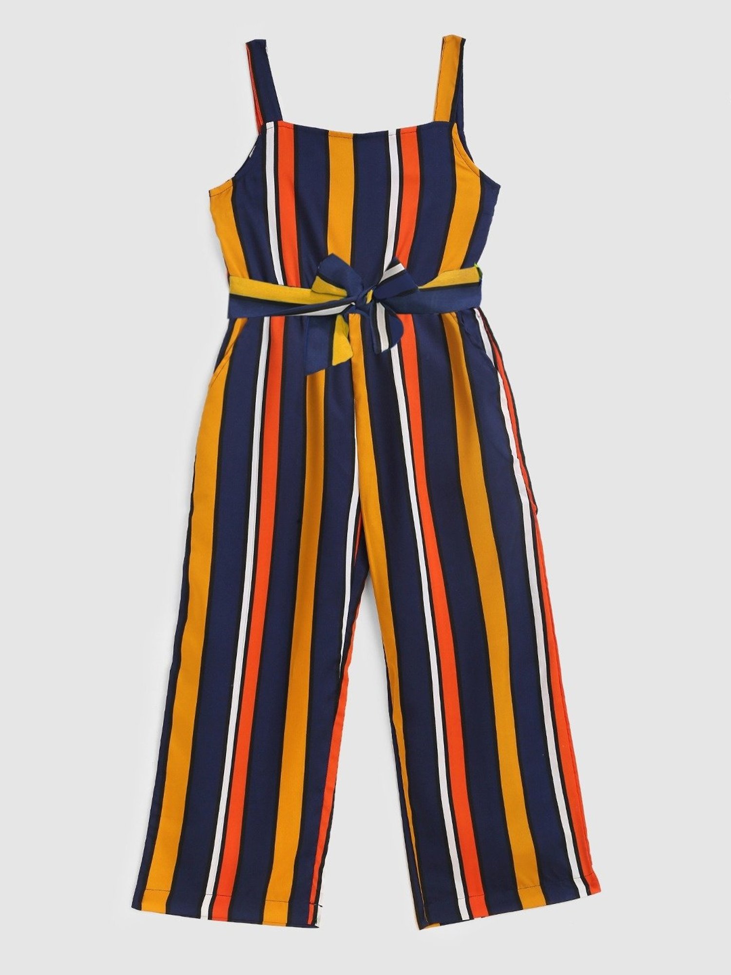 Kids Craft Multicolor Striped Jumpsuit