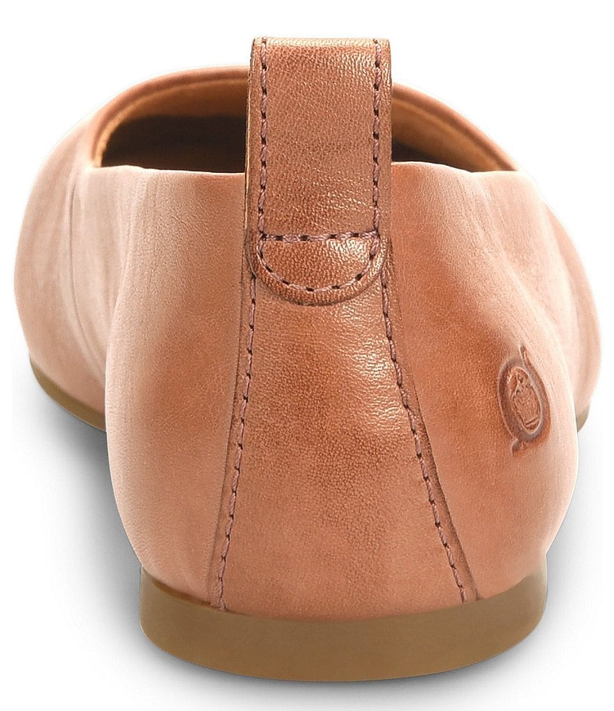 Born Beca Leather Slip-On Flats