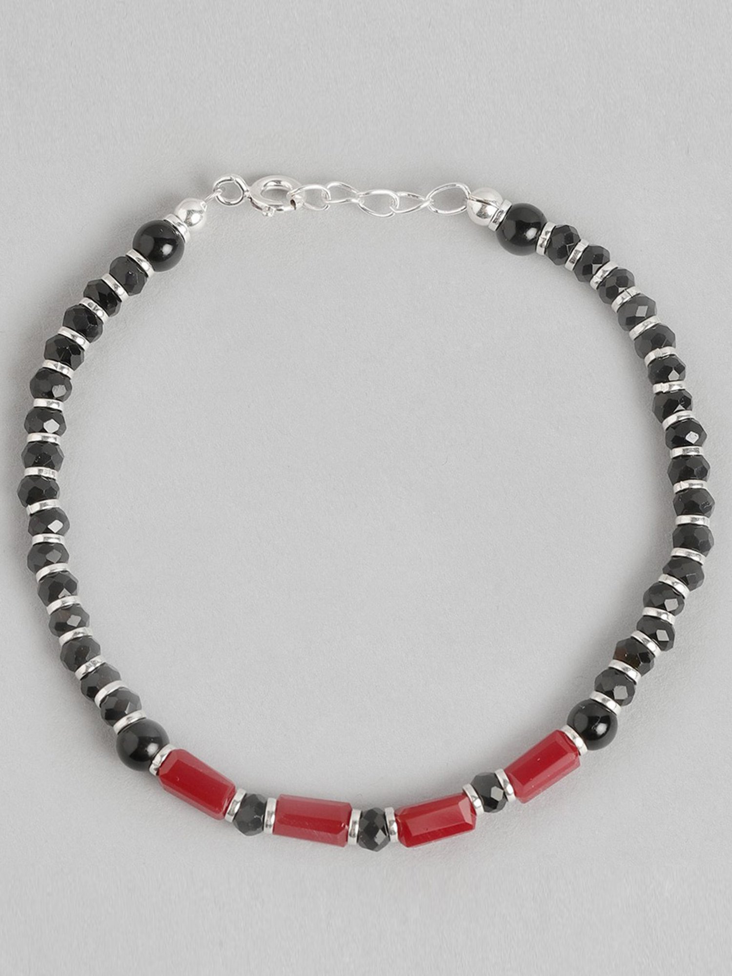 Zavya 92.5 Sterling Silver Bracelet in Rhodium-Plating