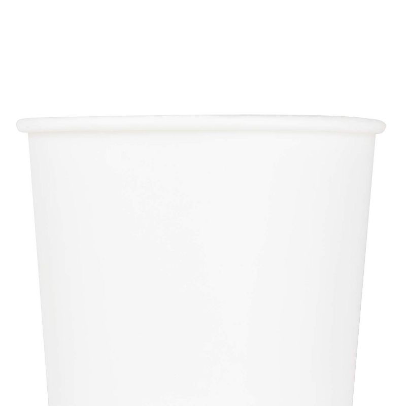 Karat C-KCP9W 32 Ounce Poly Lined Sturdy Sweat Resistant To Go High Quality Recyclable Paper Cold Cups for Soda Smoothies, and Milkshakes, 600, White
