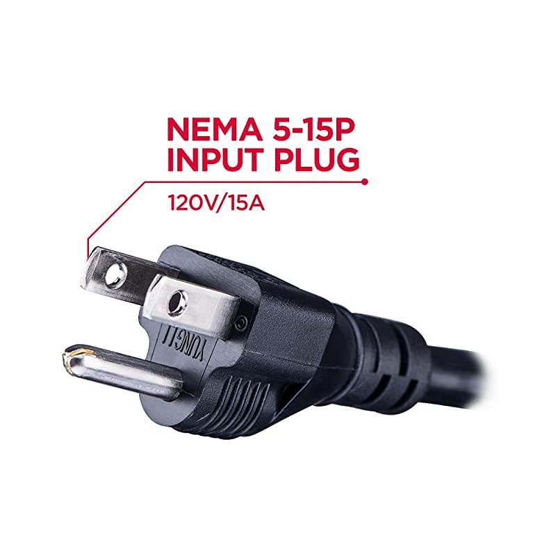 OR1500LCDRM1U Smart App LCD UPS System, 1500VA/900W, 6 Outlets, AVR, 1U Rackmount Black