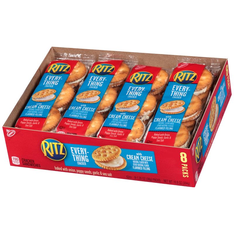 Ritz Every-Thing Cracker With Cream Cheese - 8ct