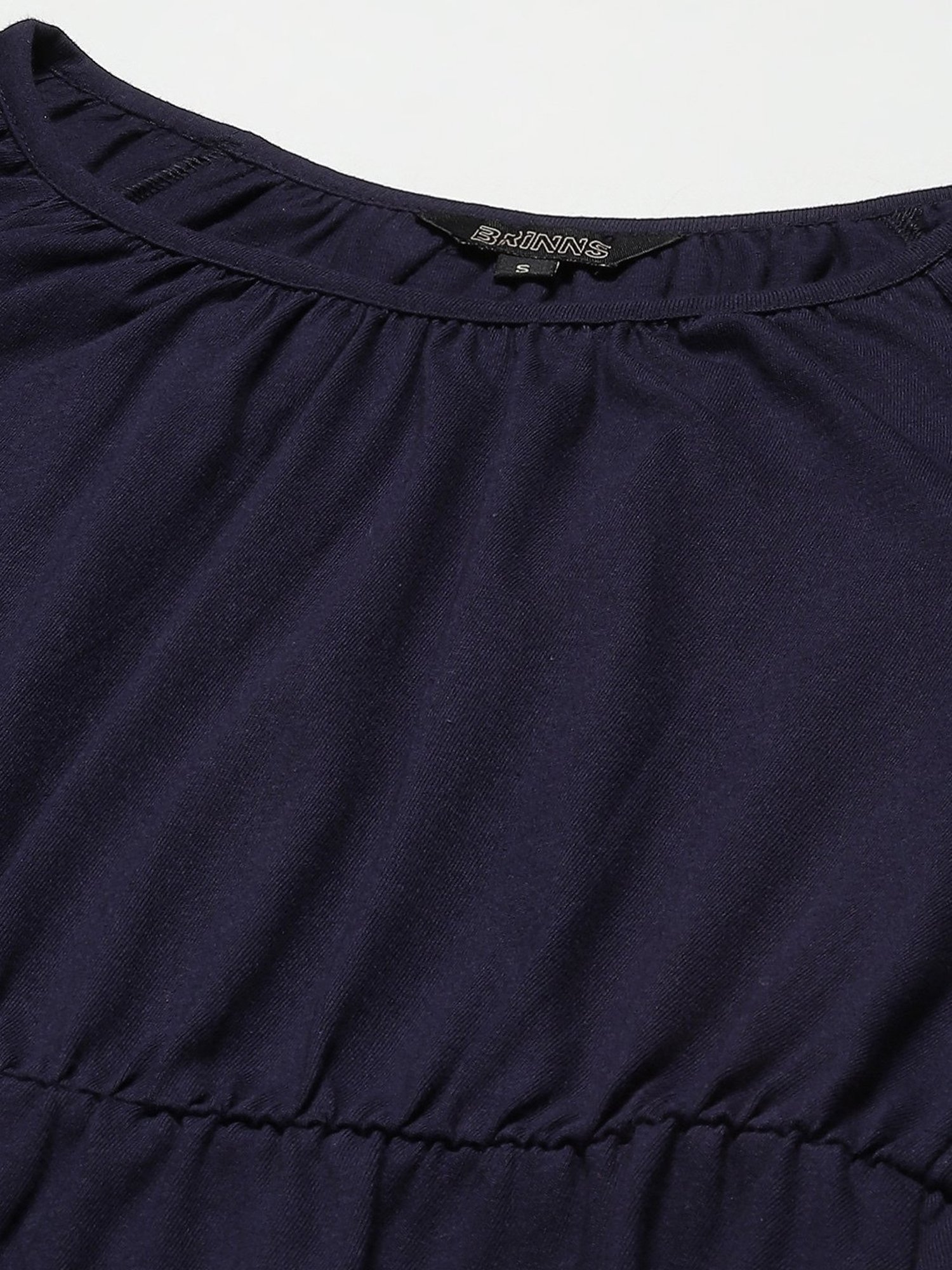 BRINNS Navy Midi A Line Dress