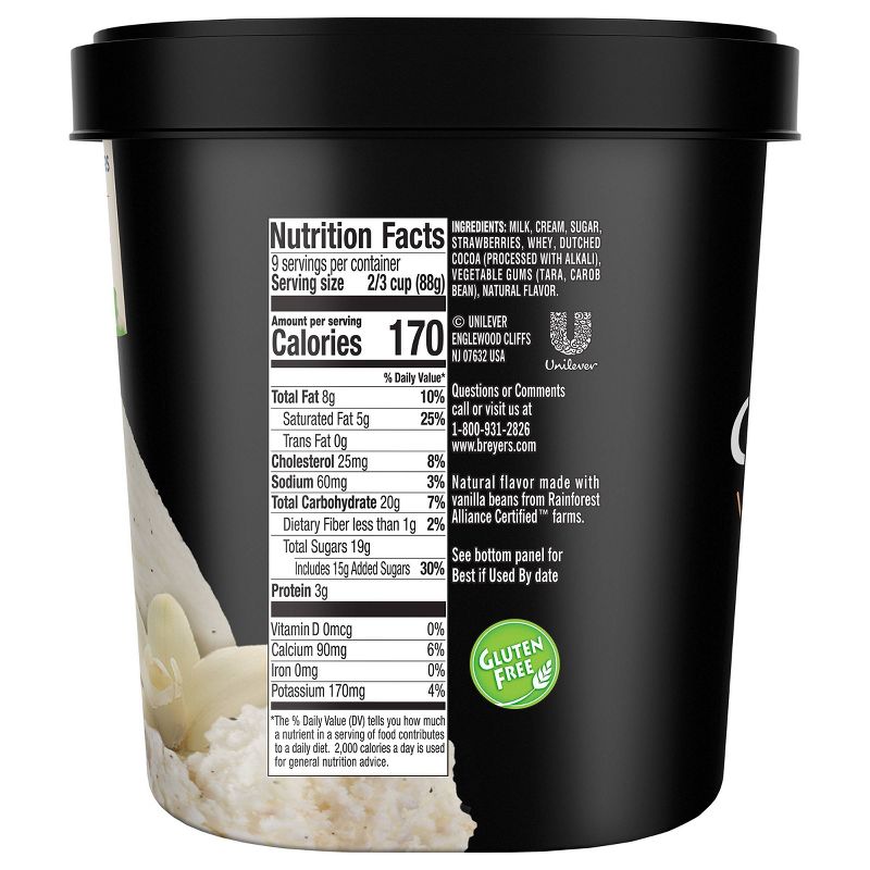 Breyers Vanilla Chocolate Strawberry Ice Cream - 48oz