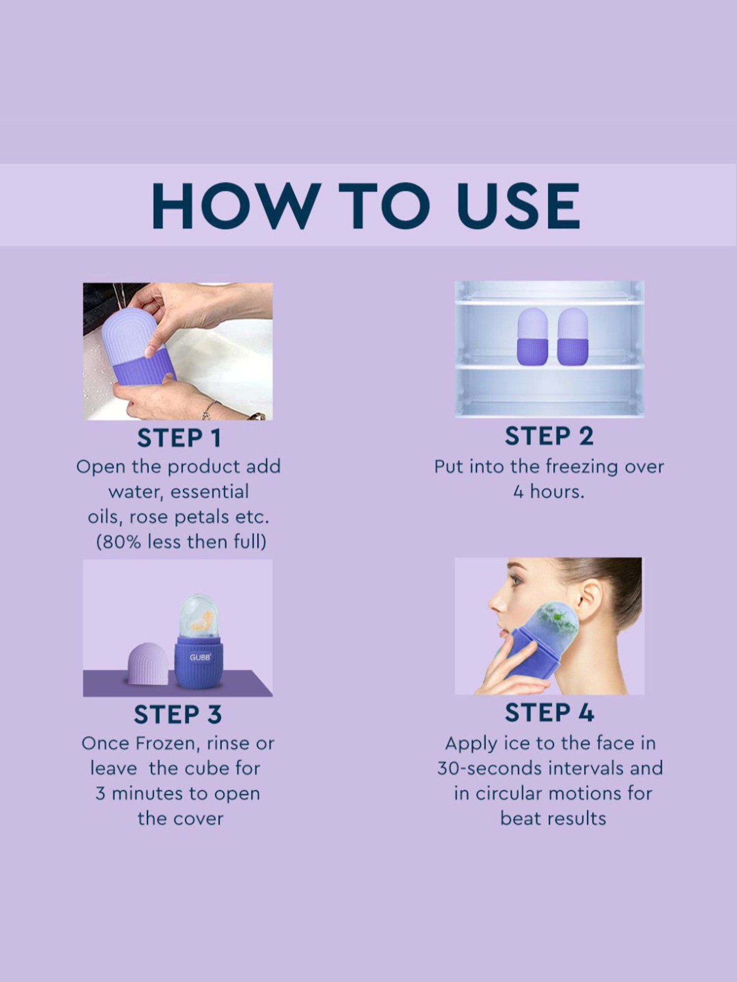 HofB- House of Beauty Quartz Roller - 1 Pc