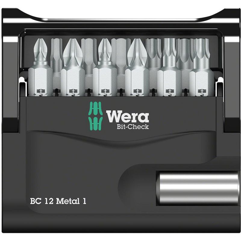 Wera Bit-Check 12 Metal Bit 1 Bit Holder & Bit Set Ratchets & Bits