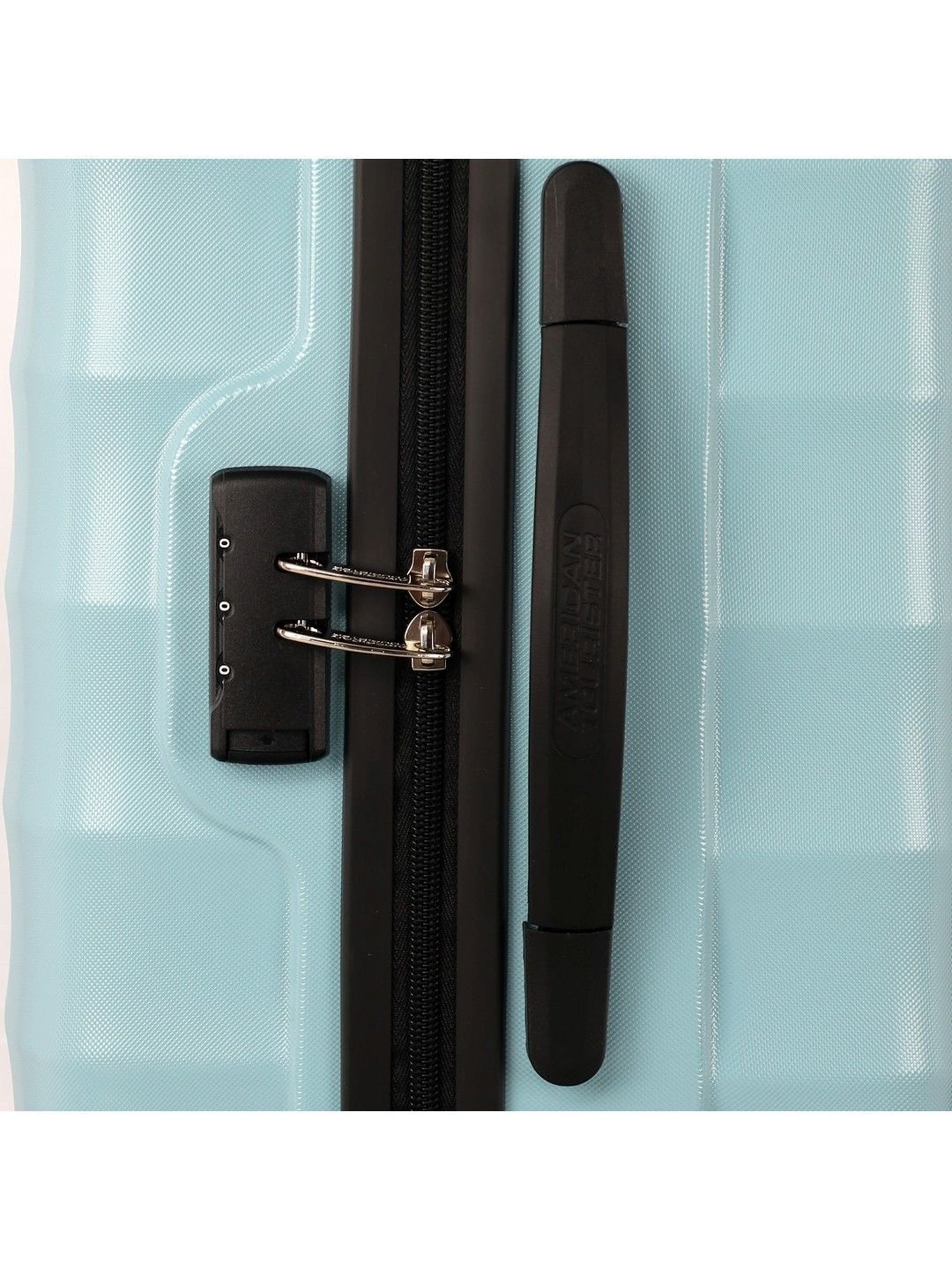 American Tourister Barcelona Powder Blue Solid Hard Trolley Bag - 79 cm