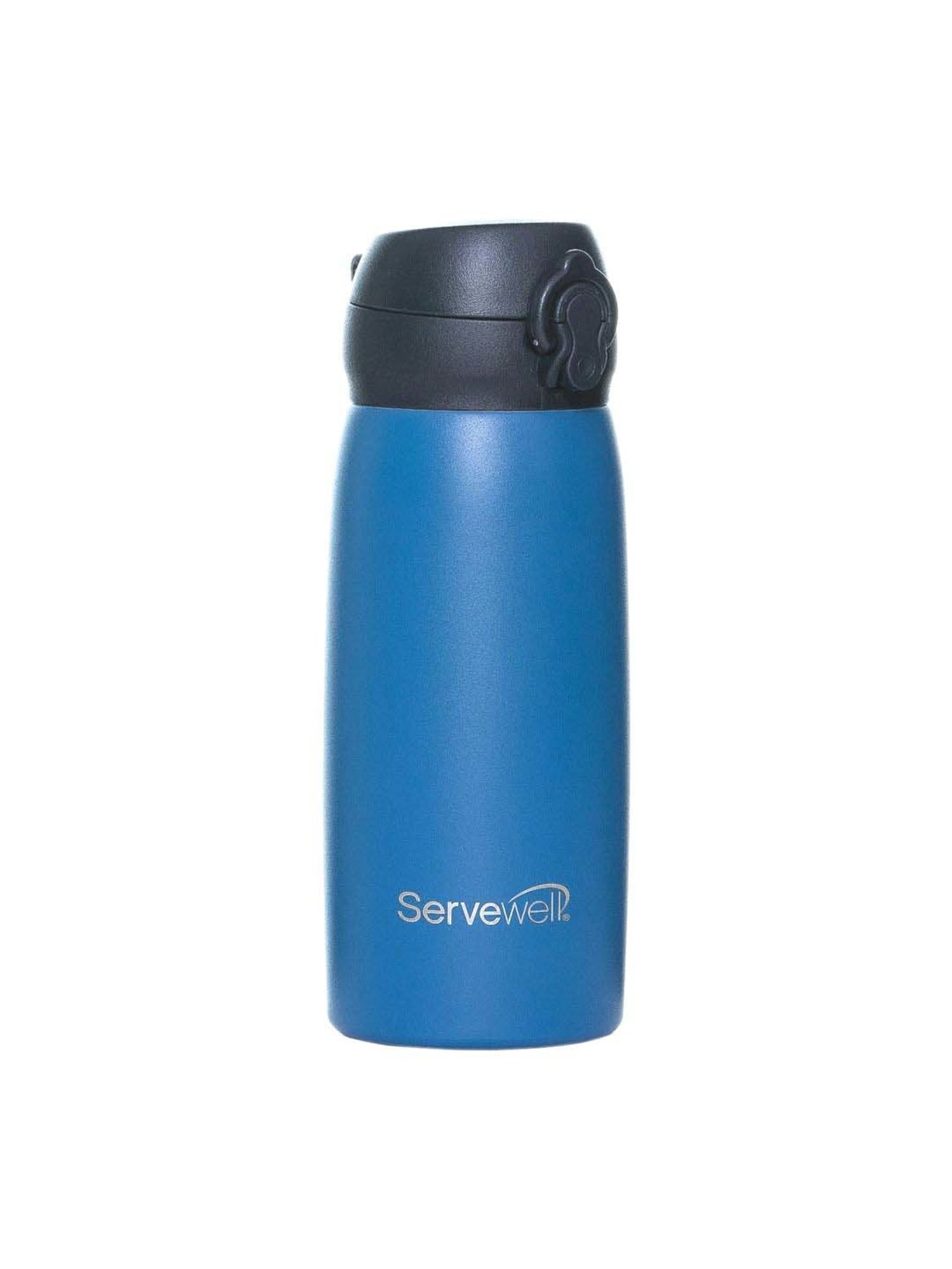 Servewell Imperial Blue Steel Pride Vacuum Bottle (0.415 L)