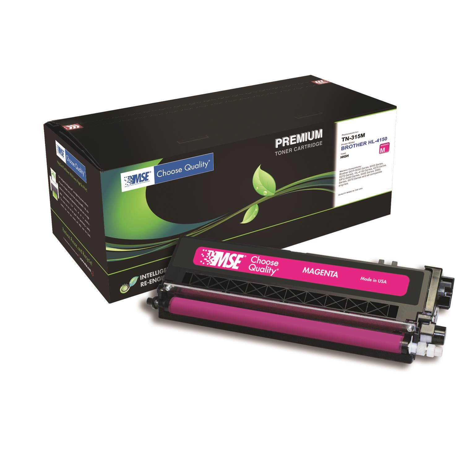 MSE 02-03-41316 Toner Cartridge (OEM # Brother   TN-315M) 3,500 Page Yield; Magenta