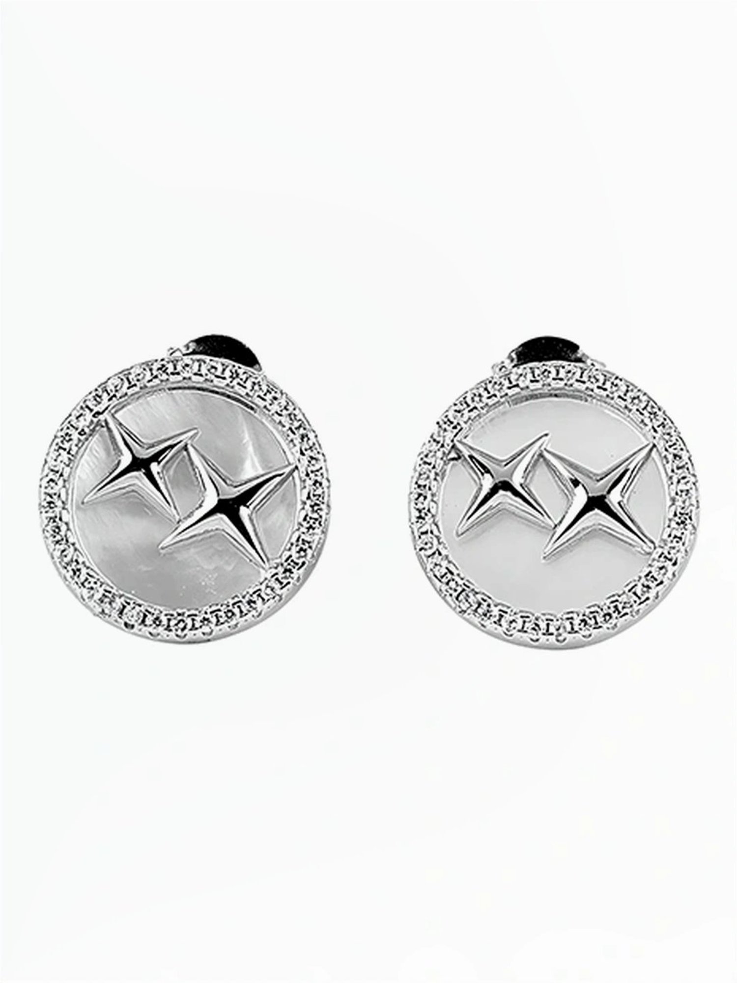 Touch925 Sterling Silver Rosy Radiance Pendant Set for women