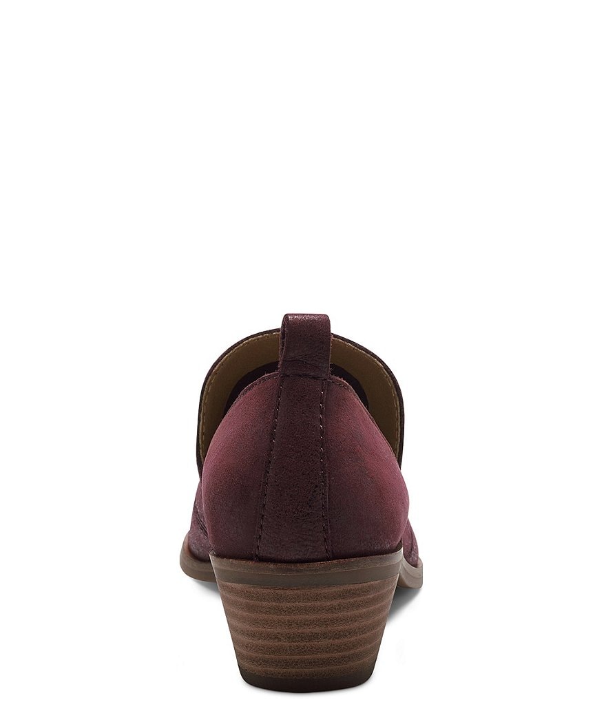 Lucky Brand Mahzan Leather Side Slit Pointed Toe Loafers