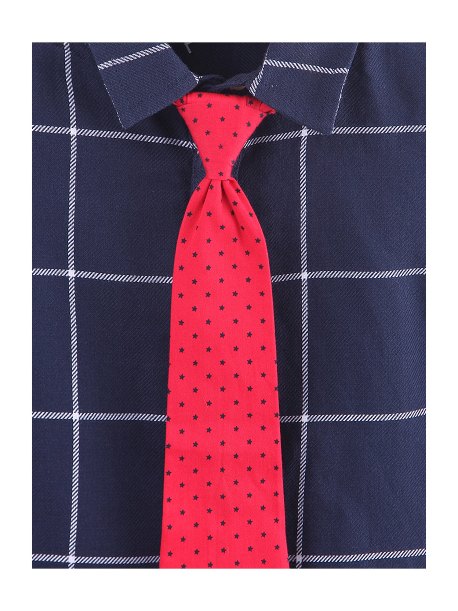 Beebay Kids Navy Chequered Shirt