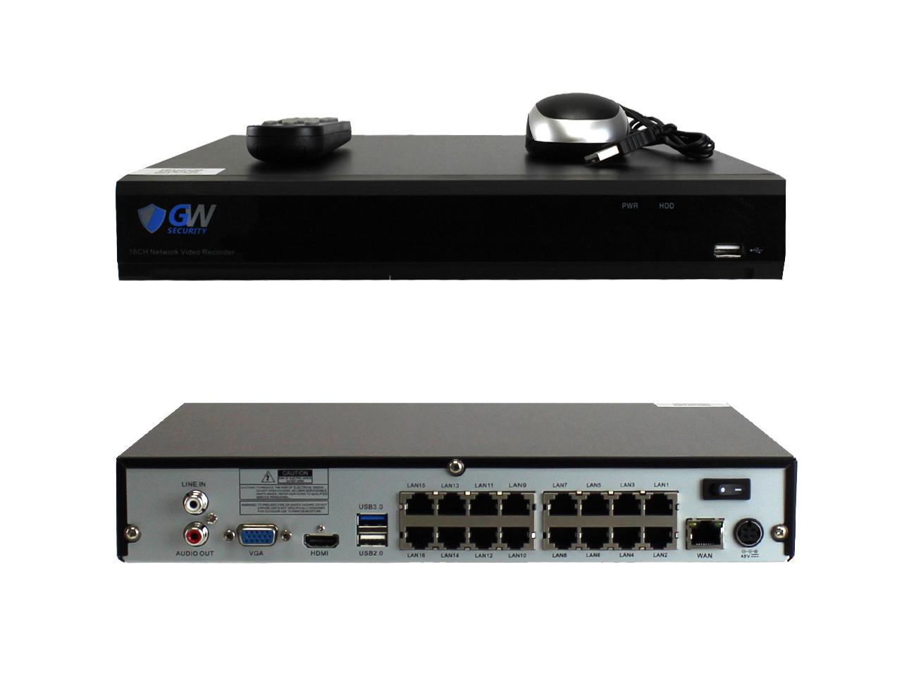 GW Security 32CH H.265 4K NVR 5-Megapixel (2592 x 1520) 4X Optical Zoom Network Plug & Play Video Security System, 32pcs 5MP 1920p 2.8-12mm Motorized Zoom POE Weatherproof Dome IP Cameras