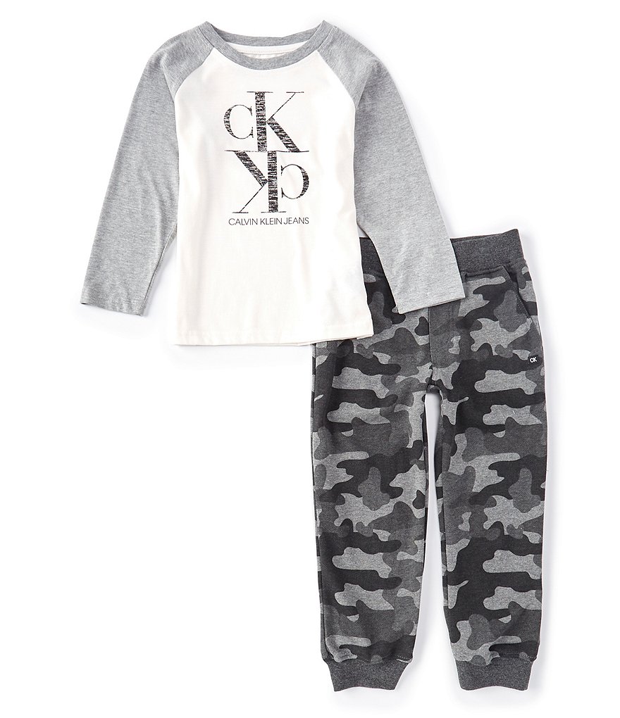 Kinetic by Class Club Little Boys 2T-7 Short-Sleeve Play Hard Performance Tee and Shorts Set