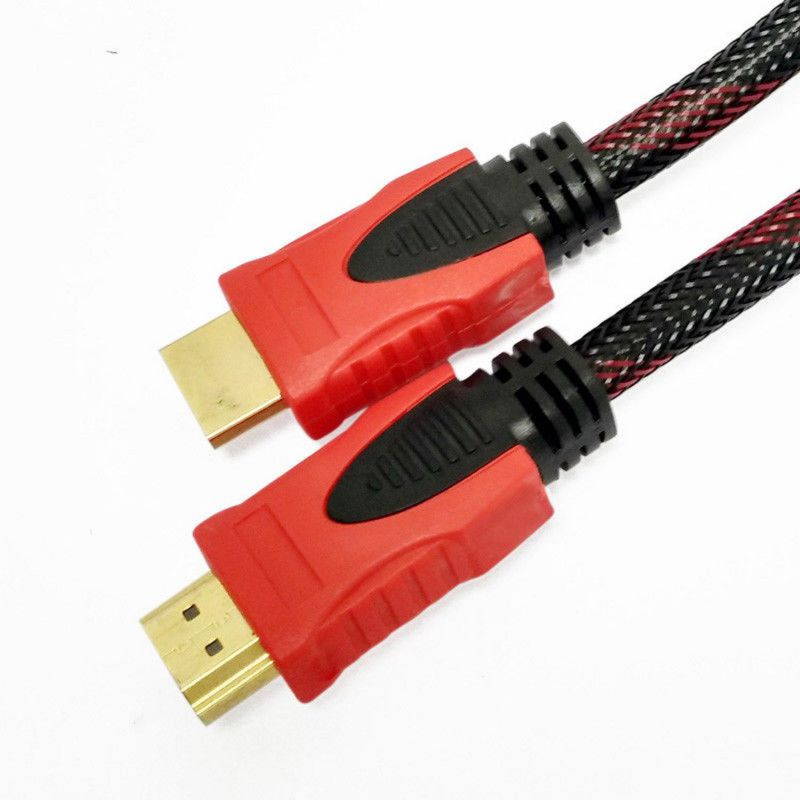 25ft HDMI Cable for HD TV LCD 3D DVD PS4 Xbox 1080p V 1.4 High Speed Cord Red US