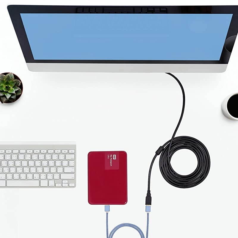 USB 30 Extension Cable 20 ft 22 AWG Long USB Extension Cable SuperSpeed USB 30 Type A Male to Female USB Cable Compatible with PrinterXbox USB Flash Drive Card Reader Hard DriveCamera