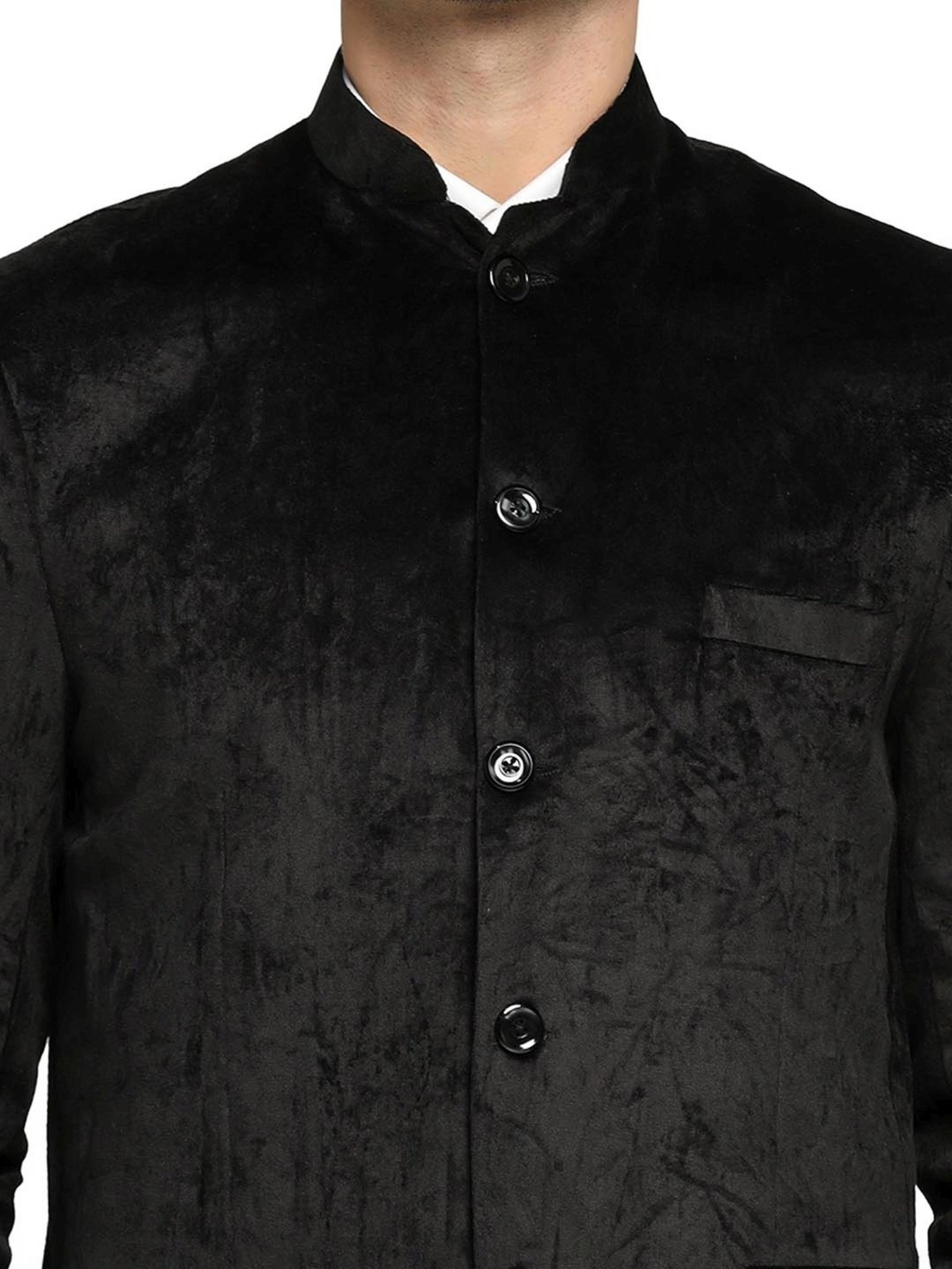 TAHVO Black  Slim Fit Blazer