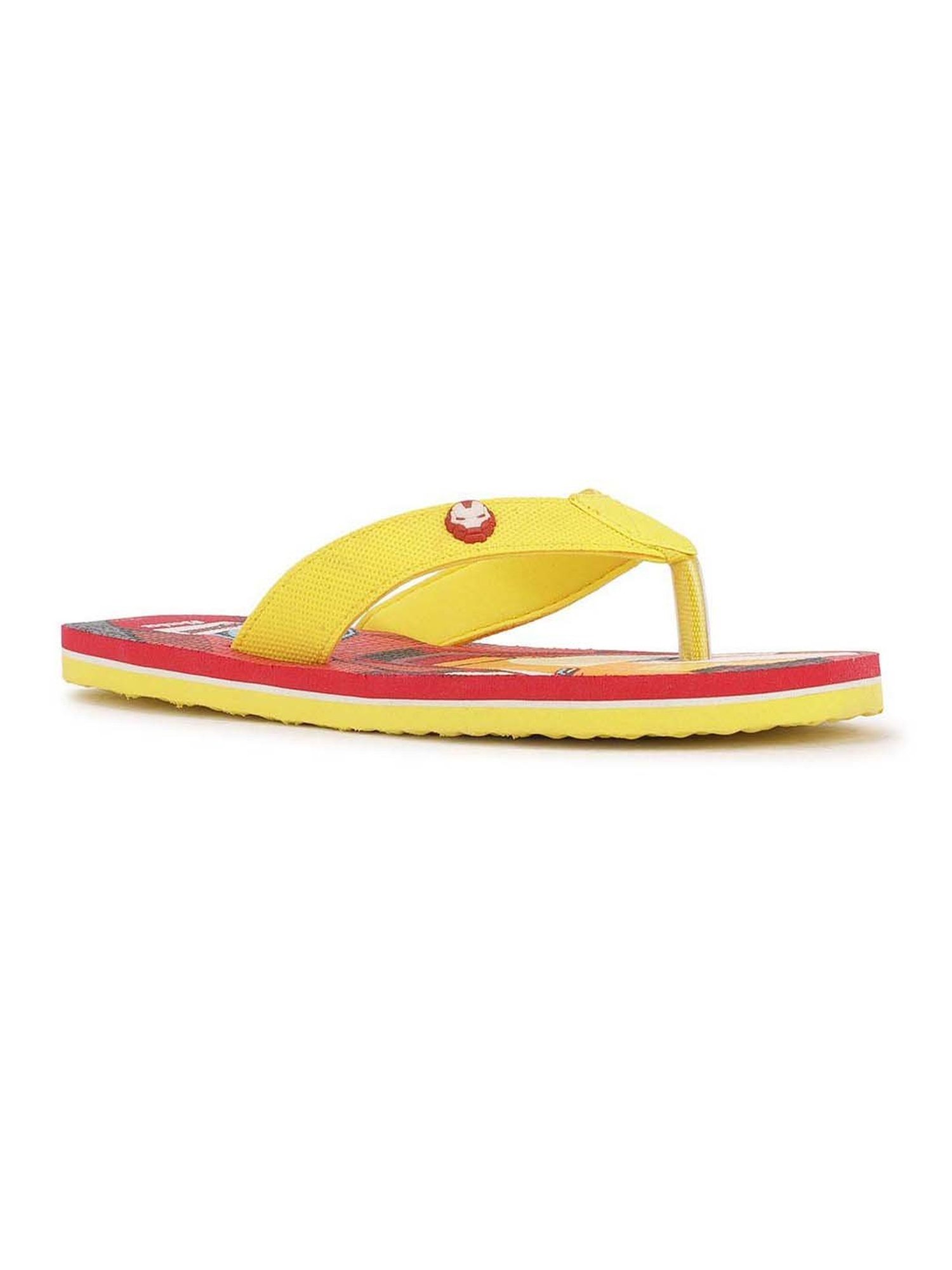 Disney by Bata Kids Yellow & Red Flip Flops